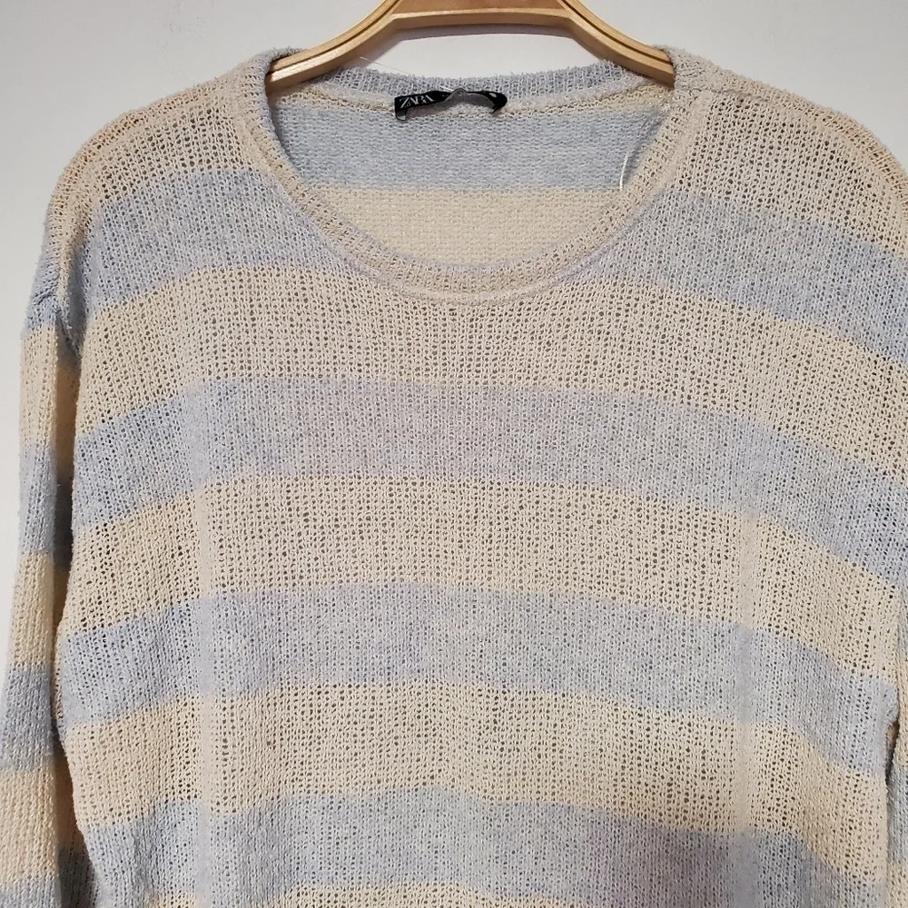 Zara Striped Rustic Sweater - Picture 5 of 7
